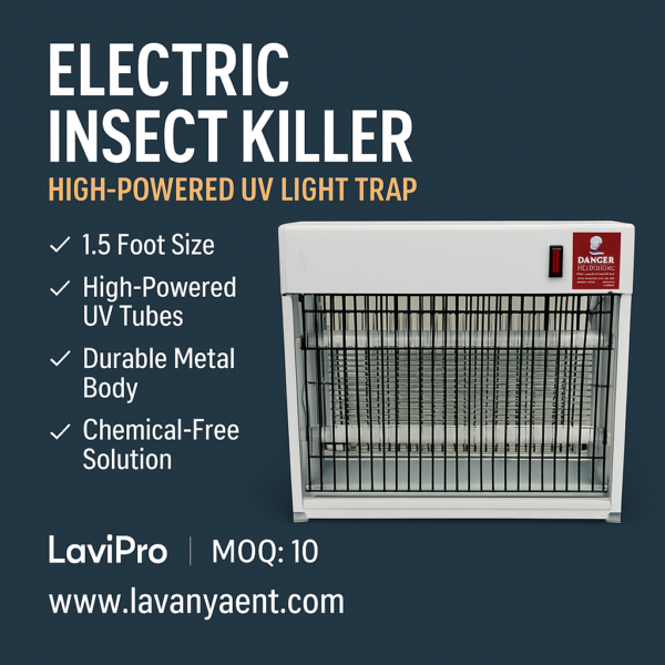 Electric Flying Insect Killer – Mosquito & Bug Zapper for Home, Office & Outdoor | High-Powered UV Light Trap (1.5 Foot) - Image 2