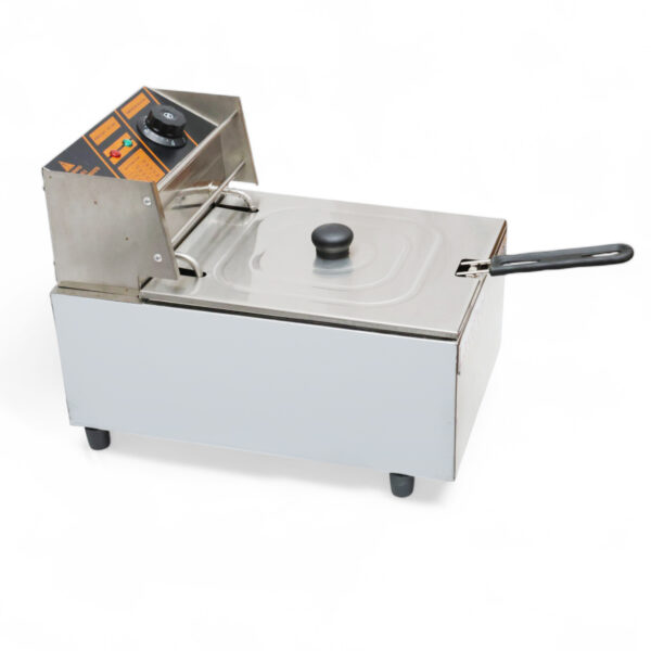 LaviPro 6L Electric Deep Fryer – 2500W Stainless Steel Fryer with Adjustable Temperature Control | Home & Commercial Use | 1 Year Warranty | Made in India (Silver) - Image 3