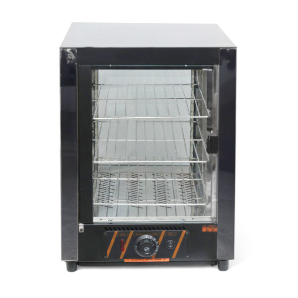 LaviPro 50L Electric Food Display Warmer | 600W Commercial Hot Case with 3 Racks | Stainless Steel Countertop Food Warmer for Pizza, Patties, Pastries & Snacks – Silver | Made in India - Image 4